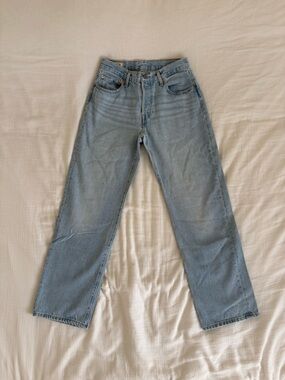 Levi's 501 Light Blue Denim Jeans